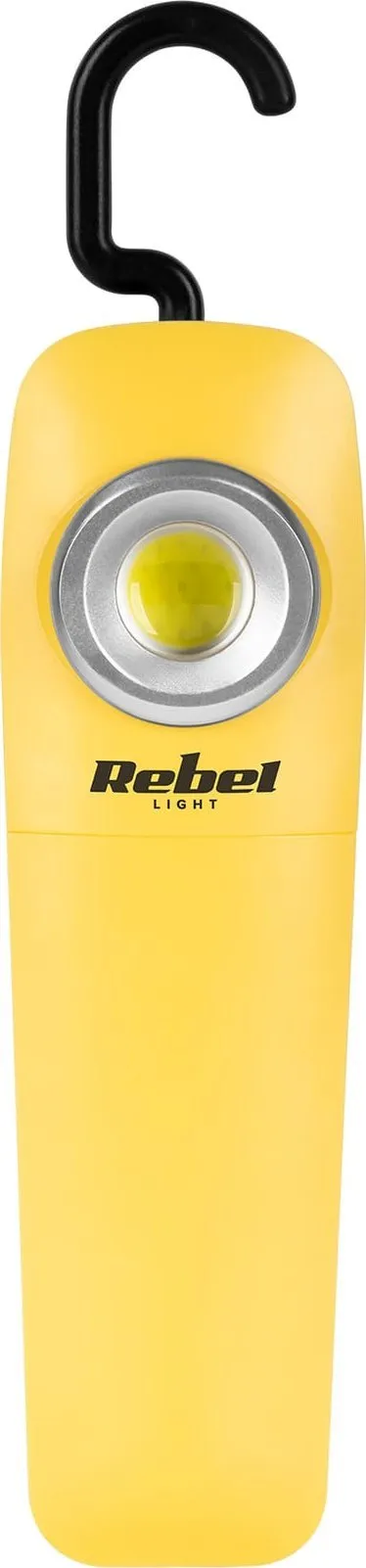 Dritë pune Rebel URZ0928, 5W COB, power bank, e zezë - 2