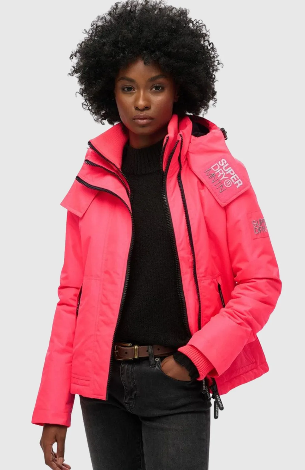 hooded mtn windbreaker jacket - 1