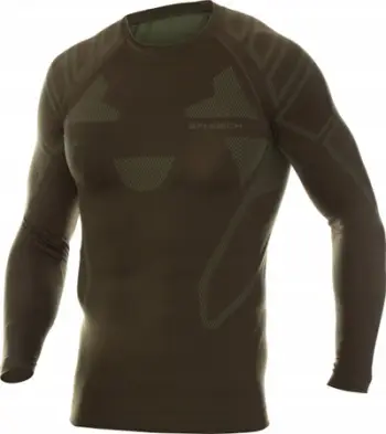 Bluzë termoaktive Brubeck Ranger Protect, për burra, madhësia XL, e gjelbër