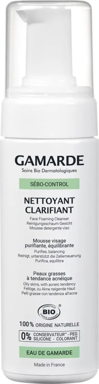 Xhel pastrues fytyre Gamarde Sebo Control, për lëkurë akneike, 160ml