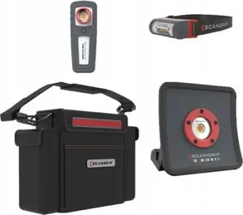 Dritë pune SCANGRIP 49.0220 DETAILING KIT ESSENTIAL, pa karikues, me USB Type C, portokalli