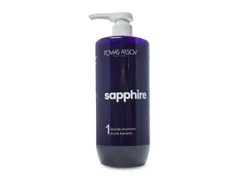 Shampo për flokë bjonde të ngjyrosur Tomas Arsov Sapphire, 1000 ml