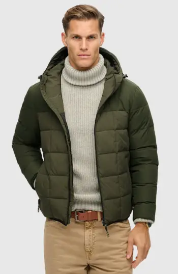 expedition hooded puffer