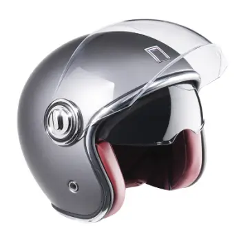 Helmetë moto Nox Premium Jet Heritage, polikarbonat, vizor kundër rrezeve UV, ngjyrë vintage