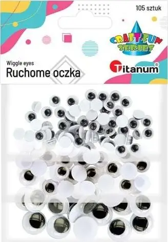 Sy lëvizës për kukulla dhe maskota, set 105 copë, përzierje madhësish, të zinj
