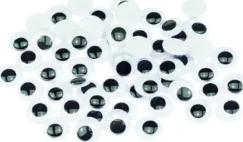 Sy lëvizës vetëngjitës Brewis, set 40 copë, madhësi 12mm 20mm, shumëngjyrëshe