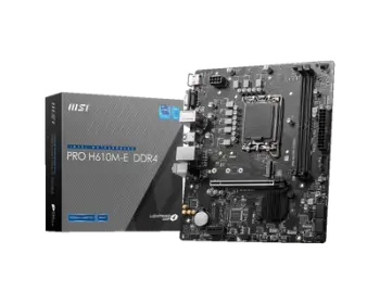 Plakë Amë MSI PRO H610M-E DDR4 – Intel LGA1700, Micro-ATX, DDR4, PCIe 4.0, M.2