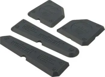 Set mjetesh për lëmim silikoni Wolfcraft, 4 copë, me kuti ruajtëse
