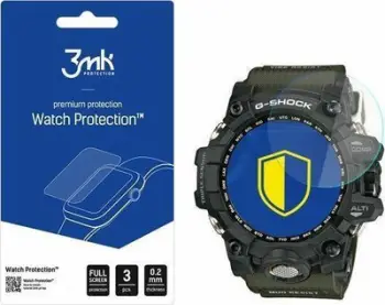 Mbrojtës ekrani 3MK FlexibleGlass për Casio G-SHOCK Mudmaster, xham hibrid, transparent