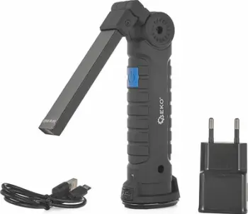 Dritë punëtorie LED COB 5in1, 3W, 1200mAh, e zezë