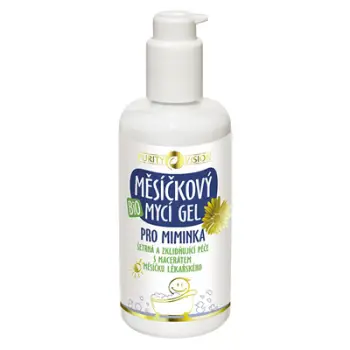 Xhel pastrues për bebe Purity Vision Bio Calendula, 200 ml