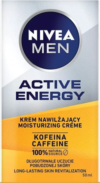 Krem hidratues Nivea Men Active Energy me kafeinë