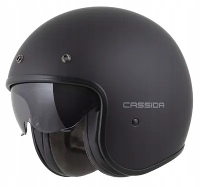 Helmetë motoçiklete Cassida Oxygen 2.0 Solid, madhësia XL, matte, e zezë gri e errët - 1