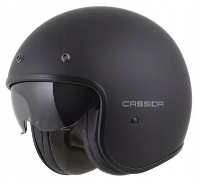 Helmetë motoçiklete Cassida Oxygen 2.0 Solid, madhësia XL, matte, e zezë gri e errët - 2