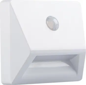 Dritë shkallësh Kanlux Wireless LED, sensor lëvizjeje PIR, me bateri, e bardhë