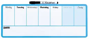 Planifikues javor magnetik Acco Rexel JOY, 14x36cm, dry erase, blu