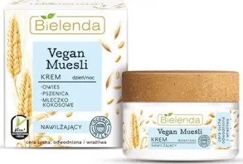 Krem hidratues për fytyrë Bielenda Vegan Muesli, 50 ml