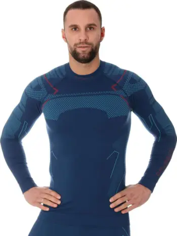Bluzë termoaktive për meshkuj Brubeck LS13040A Thermo, M, e kaltër