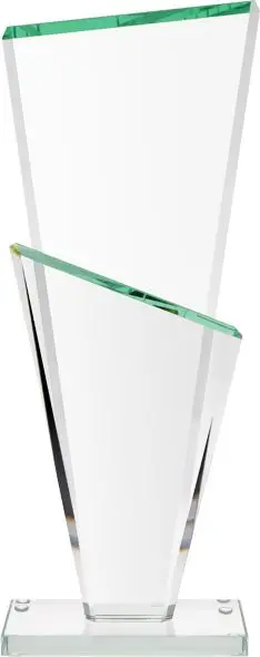Plaquetë dekorative me xham Double, 32 cm, transparente
