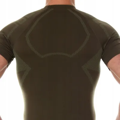 Bluzë termoaktive për meshkuj Brubeck Ranger Protect, madhësia 2XL, material elastik, gri - 3