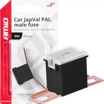 Siguresë auto AMiO 03423 JapVal PAL, 80A, e zezë