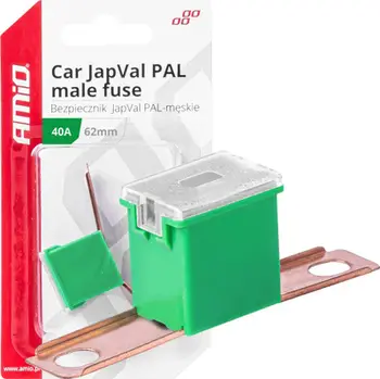 Siguresë auto AMiO 03428, 40A, JapVal PAL, e gjelbër