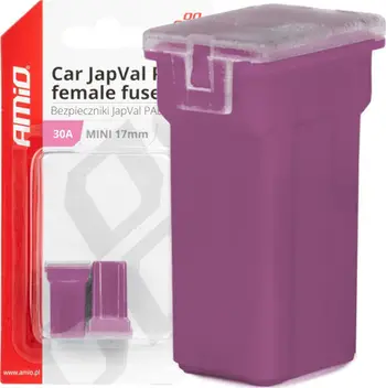 Siguresë auto AMiO 03444 JapVal PAL mini, 30A, paketim 2 copë, vjollcë