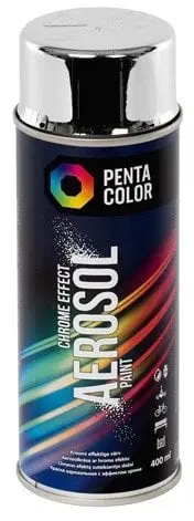 Ngjyrë sprej Pentacolor Penta Silver Chrome, efekt kromi, 400ml, argjend