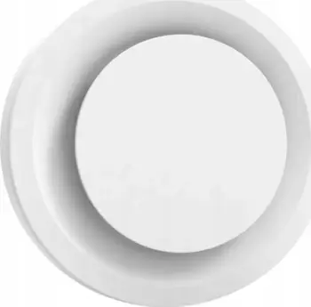 Difuzor ajri furnizues shpues, 125mm, çelik, i bardhë