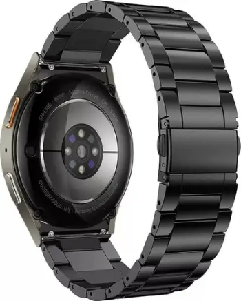 Byzylyk çeliku Tech-Protect Stainless, për Samsung Galaxy Watch 4 5 5 Pro 6 7 FE, i zi