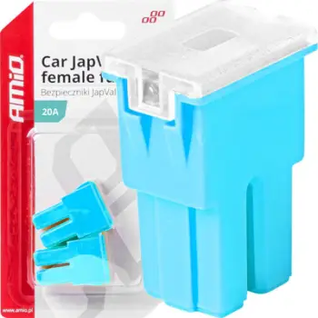 Siguresë automatike AMiO 03388, 20A, JapVal PAL, blu