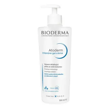 Krem trupi Bioderma Atoderm Intensive Gel-Cream, 500ml, për lëkurë shumë të thatë, i bardhë
