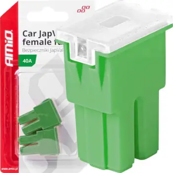 Siguresë automatike AMiO 03390 JapVal PAL, 40A, set 2 copë, e gjelbër