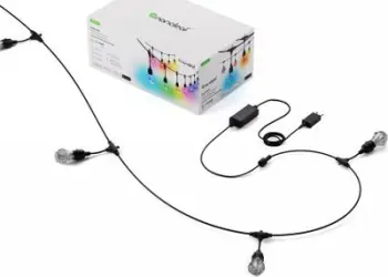 Dritë varëse smart Nanoleaf Essentials Matter, LED shumëngjyrëshe, 30 m, rezistente ndaj ujit