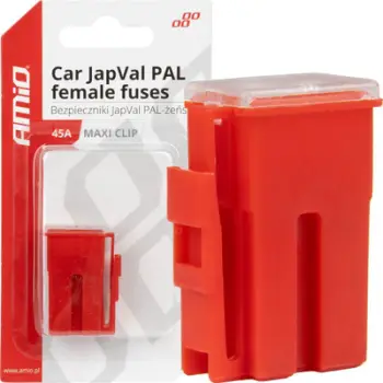 Siguresë automatike AMiO 03414 JapVal PAL, 45A, set 2 copë, kuqe portokalli