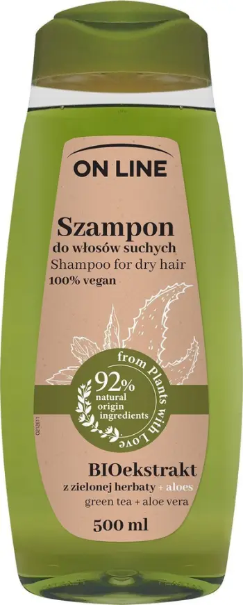 Shampo për flokë Forte Sweden On Line From Plants With Love, ekstrakt çaji i gjelbër dhe aloe BIO, 500ml