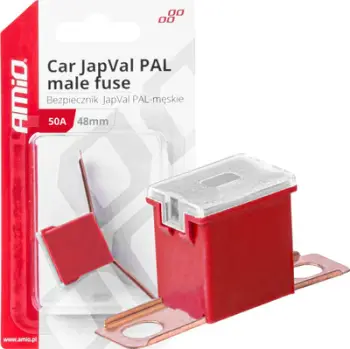 Siguresë automatike AMiO 03420 Fuse, 50A, JapVal PAL, e kuqe