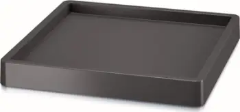 Platformë lëvizëse për vazo Prosperplast Mobile Saucer, 29.2cm, katrore, antracit
