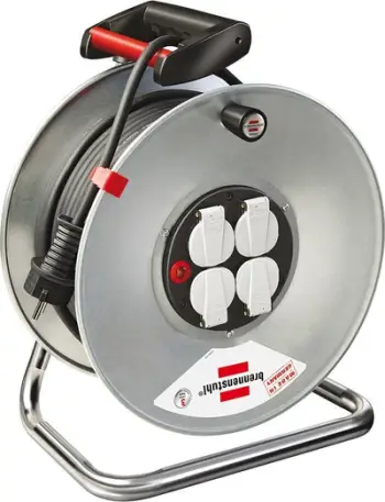 Bobinë kabllo Brennenstuhl Garant S 1195066, 50 m, IP44, e zezë