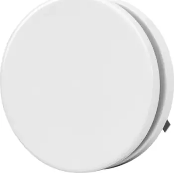 Difuzor metalik ventilimi Euro3plast, 100 mm, i bardhë