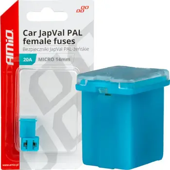 Siguresë automatike AMiO 03451, 20A, set 2 copë, blu e çelët