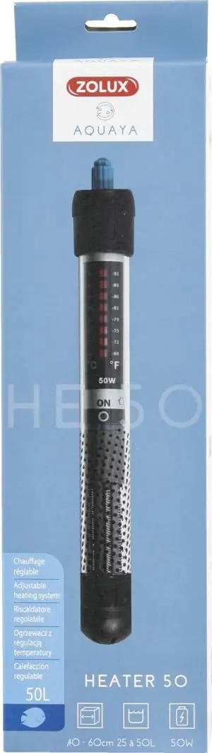 Ngrohës akuariumi Zolux AQUAYA Heater, 50W, 25 50L