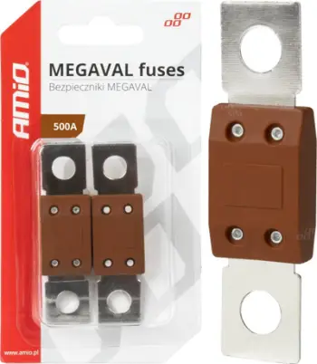 Siguresë automatike AMiO 03472 MEGAVAL, 500A, kafe