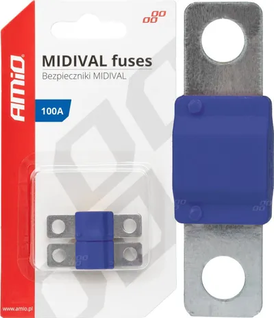 Siguresë automatike AMiO 03479 MIDIVAL, 100A, blu - 1