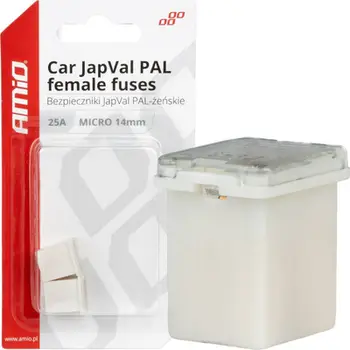 Siguresë automjeti AMiO Fuse 03452, 25A, e bardhë