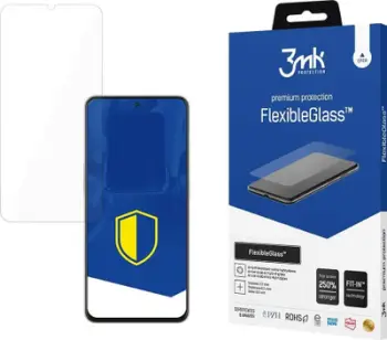 Mbrojtës ekrani 3MK FlexibleGlass për ZTE Blade V40S, xham hibrid, antibakterial, transparent