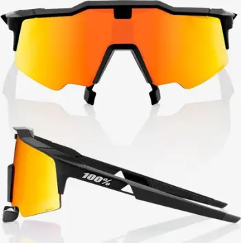 Syze çiklizmi 100% Speedcraft Air, lente HiPER Red Mirror, kornizë e zezë