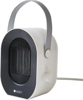 Ngrohës elektrik me ventilator Nedis HT650, 650W, qeramik, i bardhë
