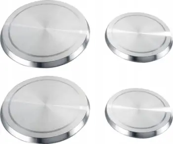 Pllaka mbrojtëse sobë Wenko, set 4 copë, çelik inox, argjendtë