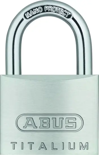 Dry ABUS 64TI TITALIUM, 50mm, hark i rregullueshëm, argjendtë